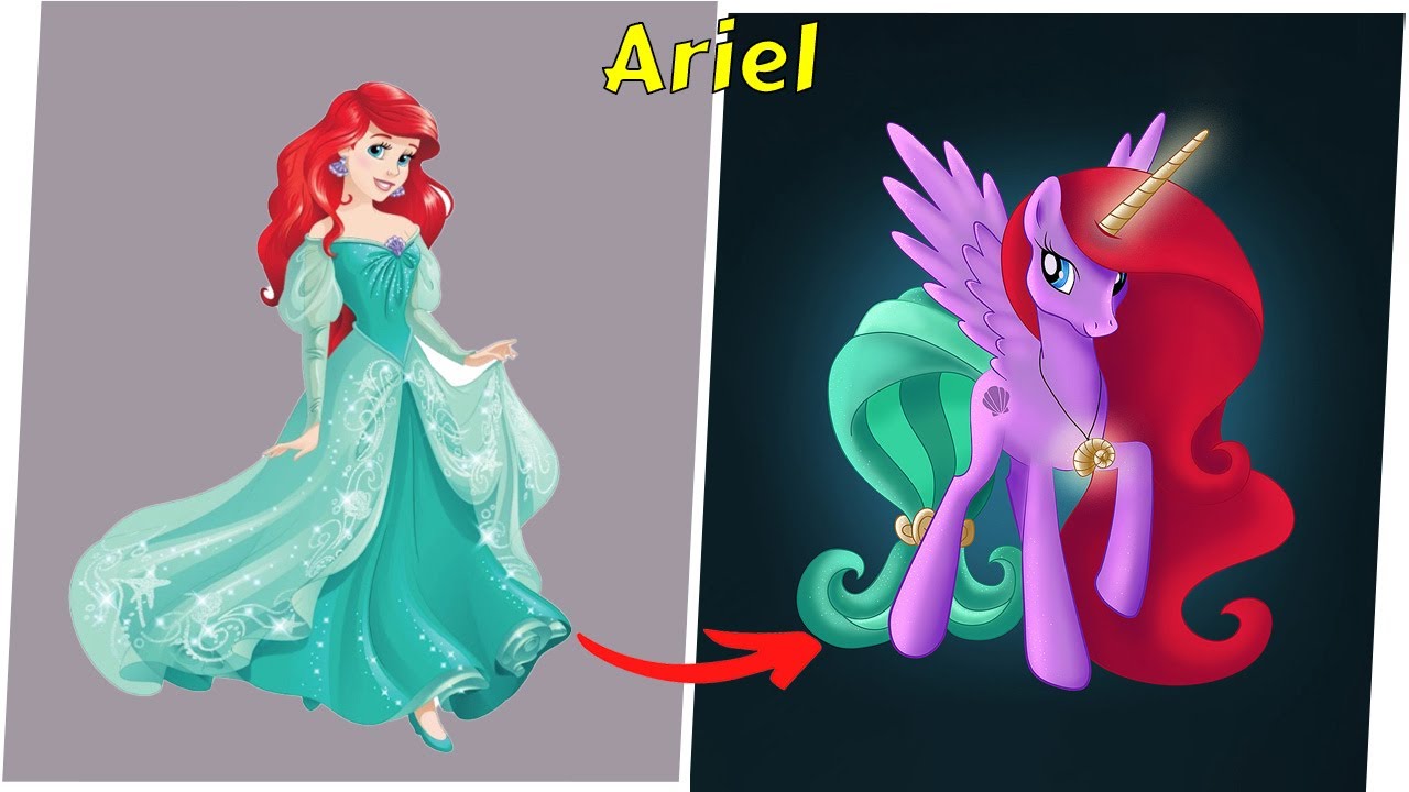 👸🏻🌈Disney Princess As My Little Pony 👉 @Top.iCraft