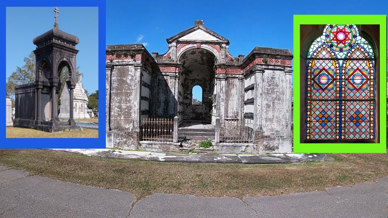 🔴Most Unique Above Ground Graves🔴 - New Orleans, Louisiana Lake Lawn Metairie Cemetery