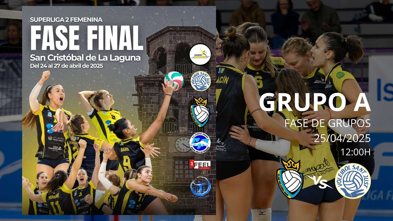 Fase Final de Superliga Femenina 2 | Grupo A 🏐💪🏽 Guía CDV UFPC - Kuik Voleibol Sant Just