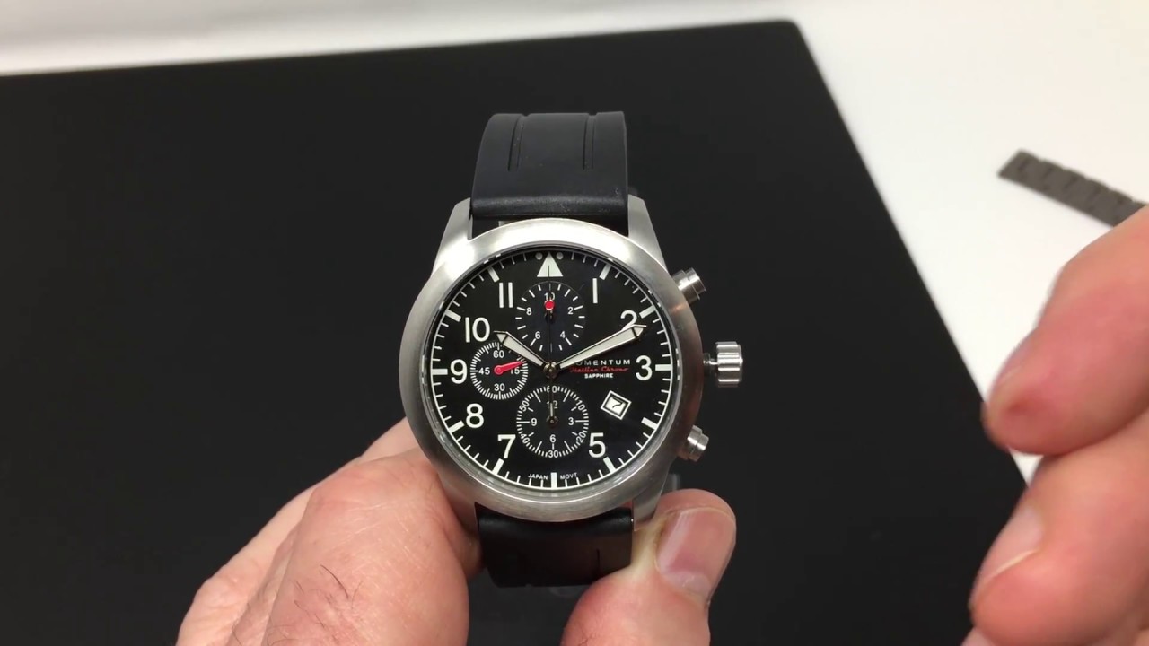 Momentum Watches | Flatline Chrono watch rezero | How to reset a chronograph watch