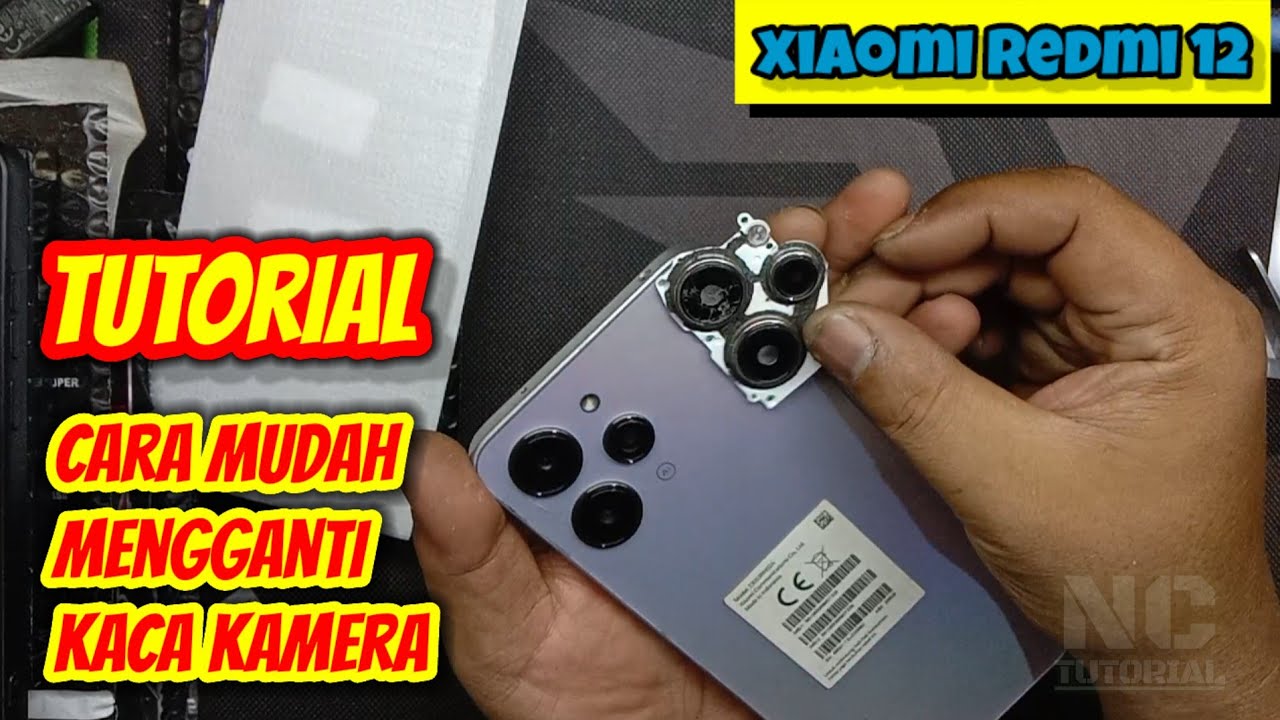 TUTORIAL CARA GANTI KACA KAMERA PADA HP XIAOMI REDMI 12