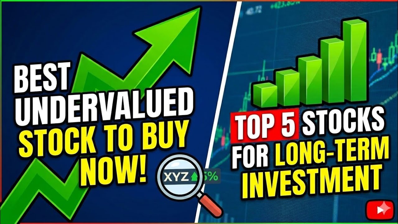🔥Best Undervalued stocks to buy Now l Top 5 stocks for longterm investment l Best stocks to invest 🚀