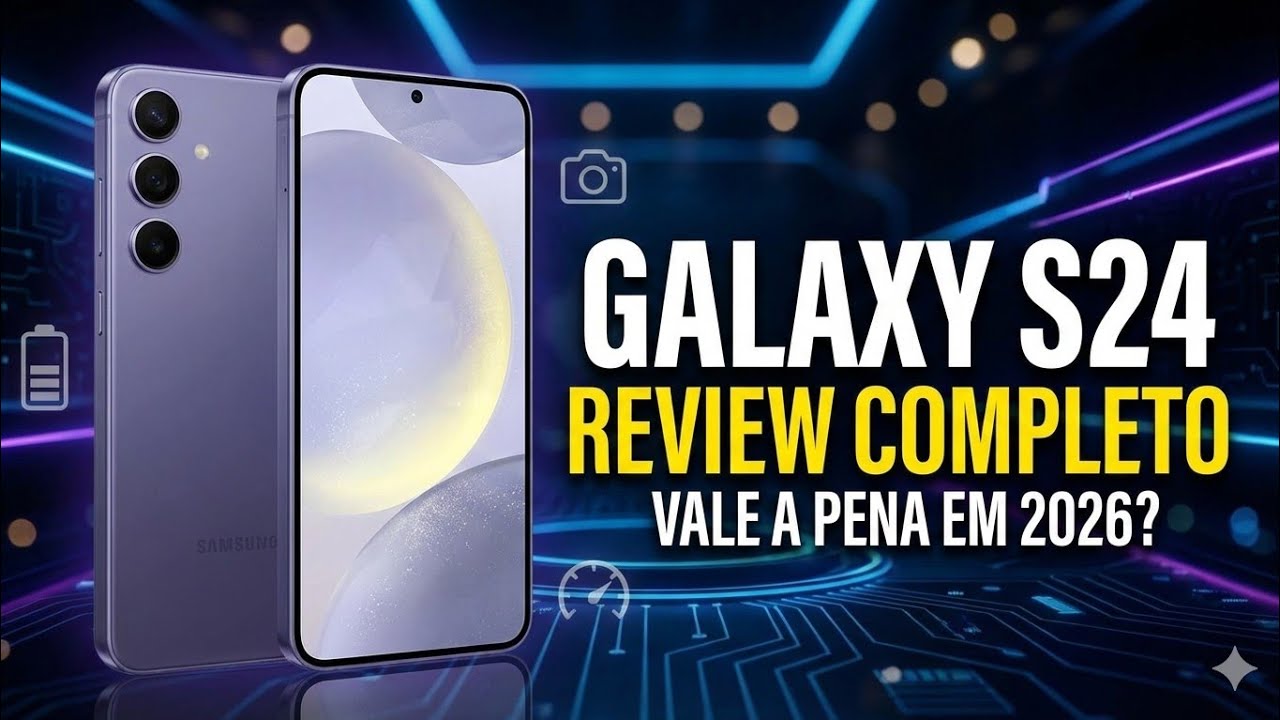 GALAXY S24 é um MONSTRO! Testei as Câmeras, Design e Jogos Pesados