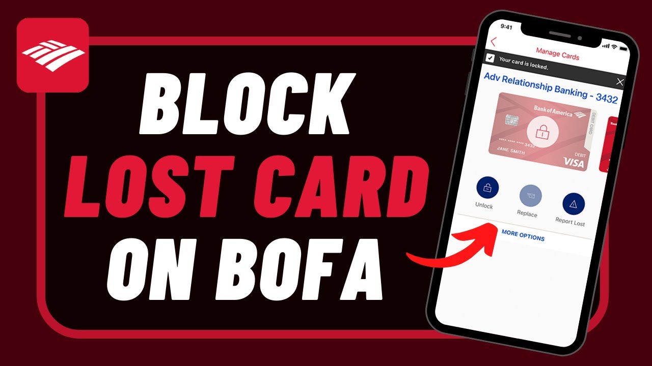How to Block a Stolen or Lost Debit Card - Bank of America !