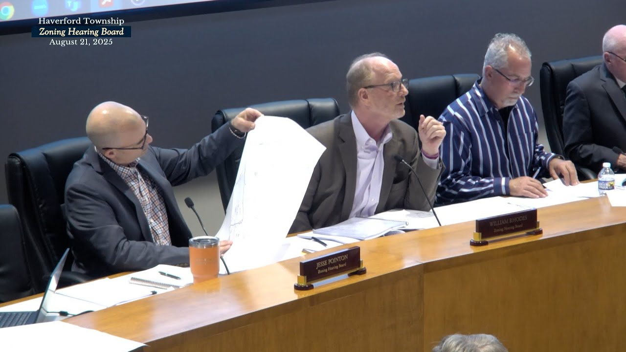 Haverford Township Zoning Hearing Board Meeting - August 21, 2025