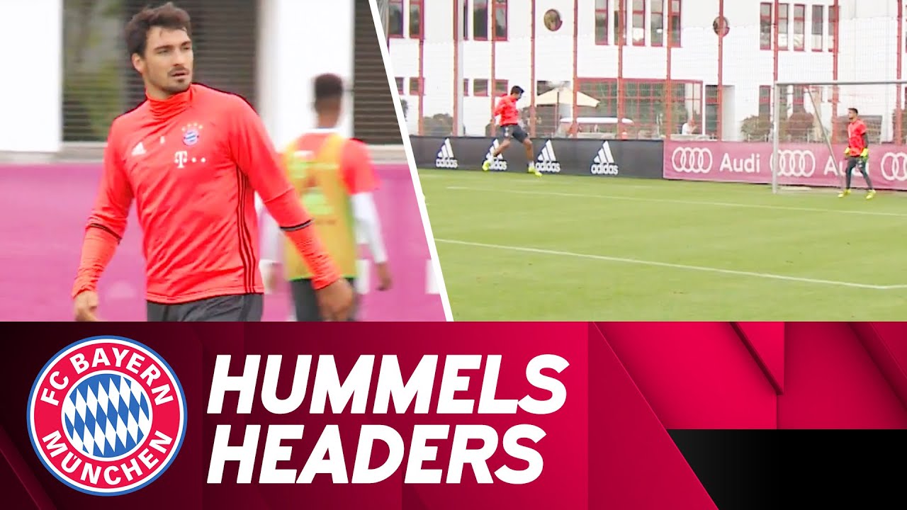 Mats Hummels' Bullet Headers in Training!