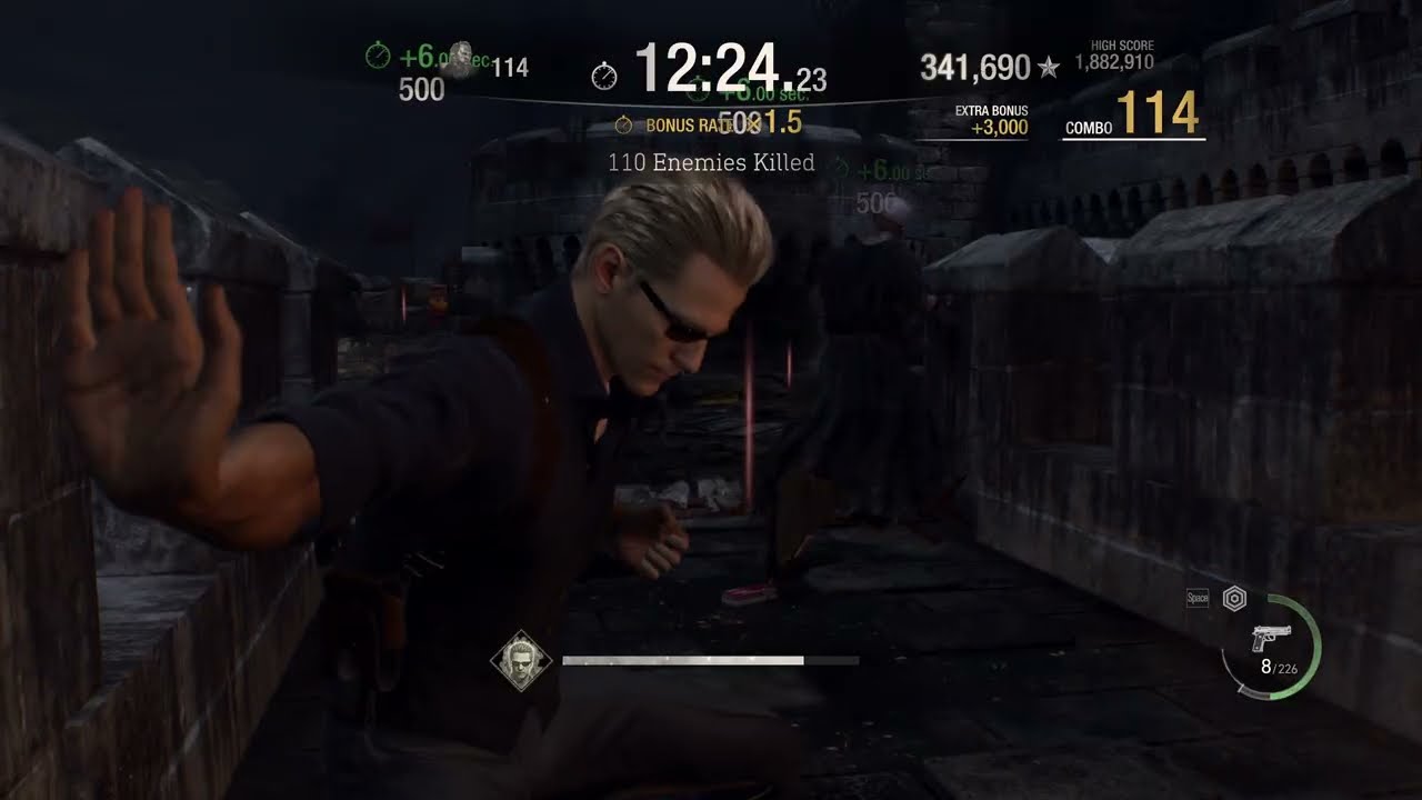 Resident Evil 4 Remake Mercenaries- Wesker-Castle