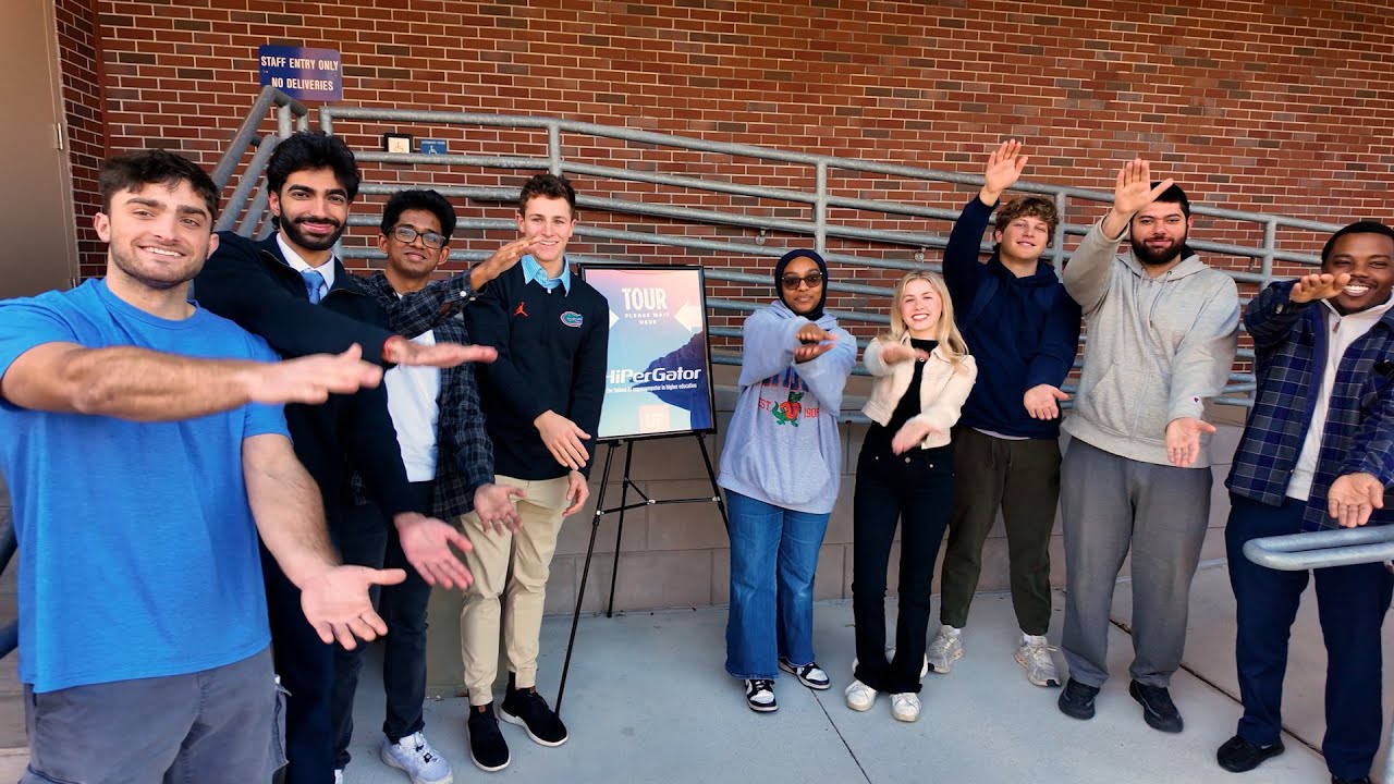 UF's AI Club took a behind-the-scenes tour of HiPerGator