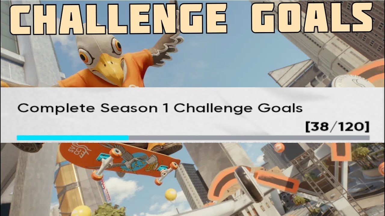 Skate. How to complete season 1 challenge goals (not progressing guide)