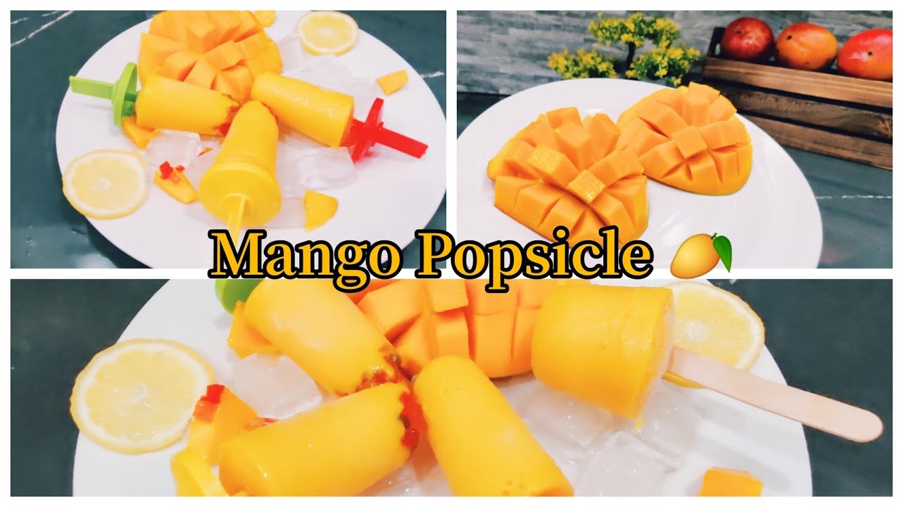 Instant  Mango Popsicle / Mango Kulfi | Mom and Daughter's Cookery
