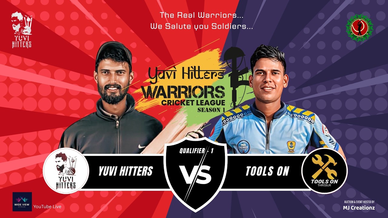 YUVI HITTERS WARRIORS CRICKET LEAGUE LEAGUE SEASON 1 | DAY 2 | CRICKET | LIVE