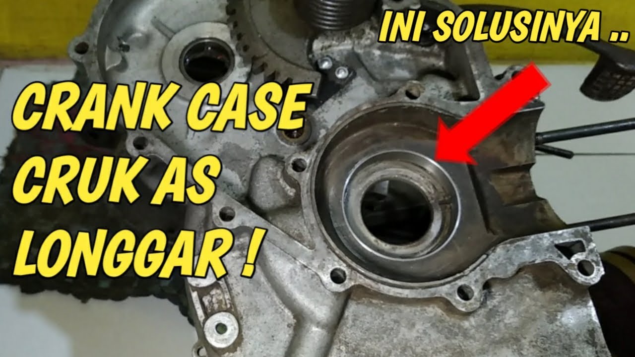CRANK CASE / CRUK AS DUDUKAN LAHER VESPA LONGAR | INI SOLUSINYA  !