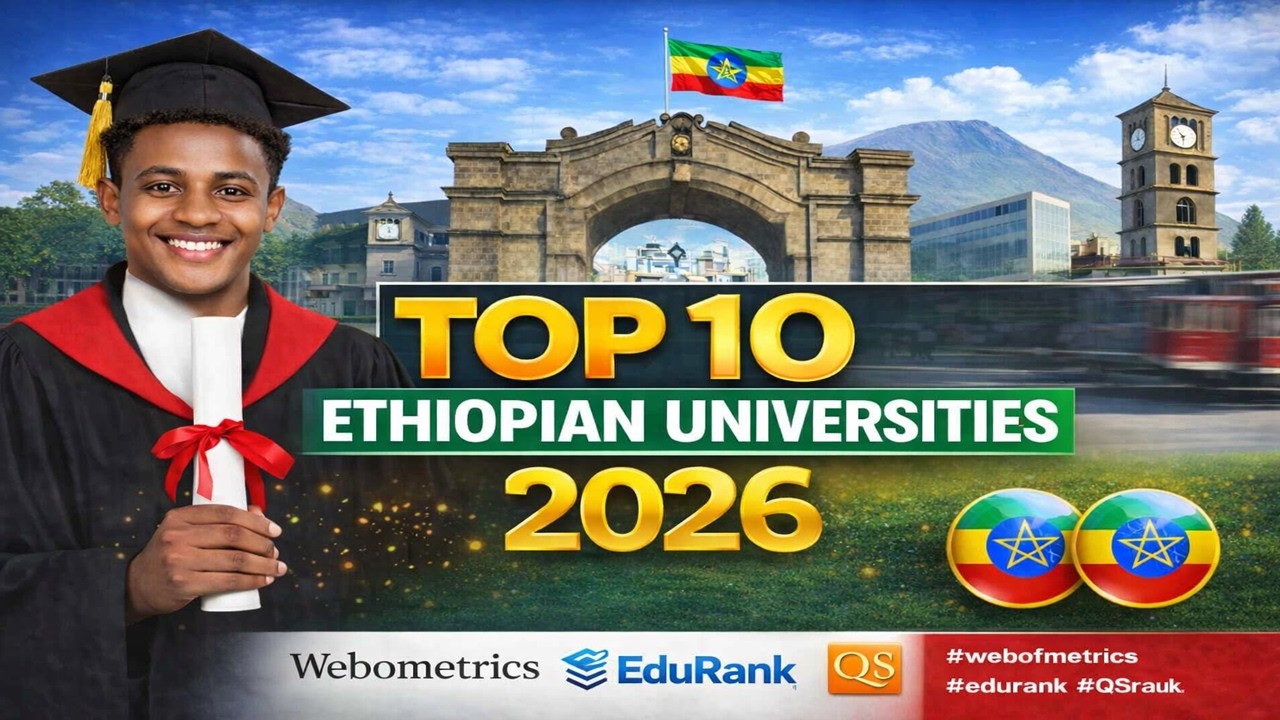 Top 10 Ethiopian universities 2026 ranking | Ethiopian University rank