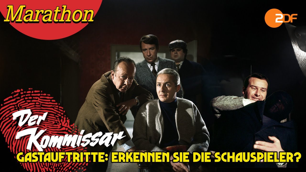 Der Kommissar Marathon: Erkennen Sie die Schauspieler, die später selbst Kommissar wurden?