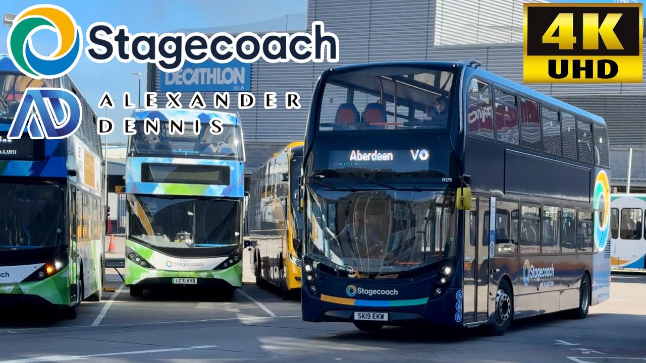 [Stagecoach Highlands Bluebird: X8 Stonehaven to Aberdeen via Chapelton & Portlethen] Enviro400MMC