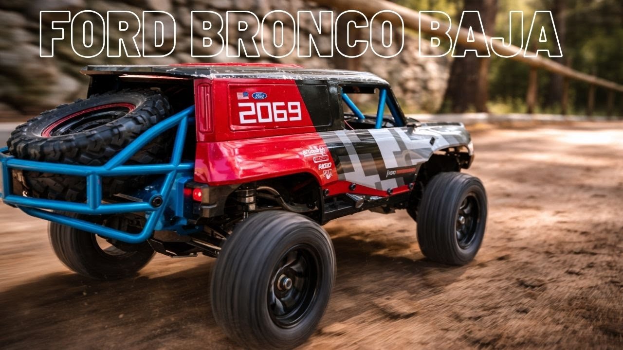 FORD BRONCO BAJA 1000 1/12 SCALE MJX H12P HYPER GO  ADVENTURE OFF-ROAD 4X4 RC CRAWLER