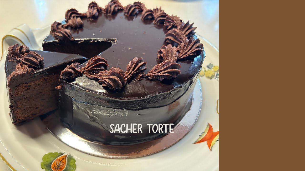 Classic Sacher Torte 🍫 Austrian Chocolate Cake with Apricot |@ King of Tarts