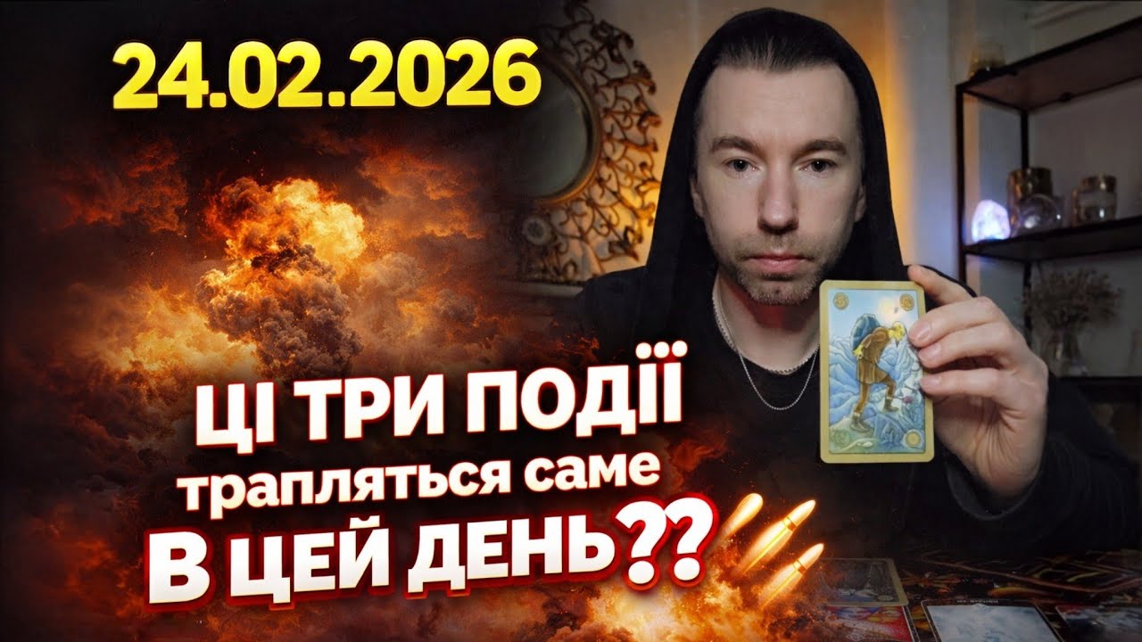 👆 24.02.2026 - ЦІ ТРИ ПОДІЇ трапляться саме В ЦЕЙ ДЕНЬ⁉️