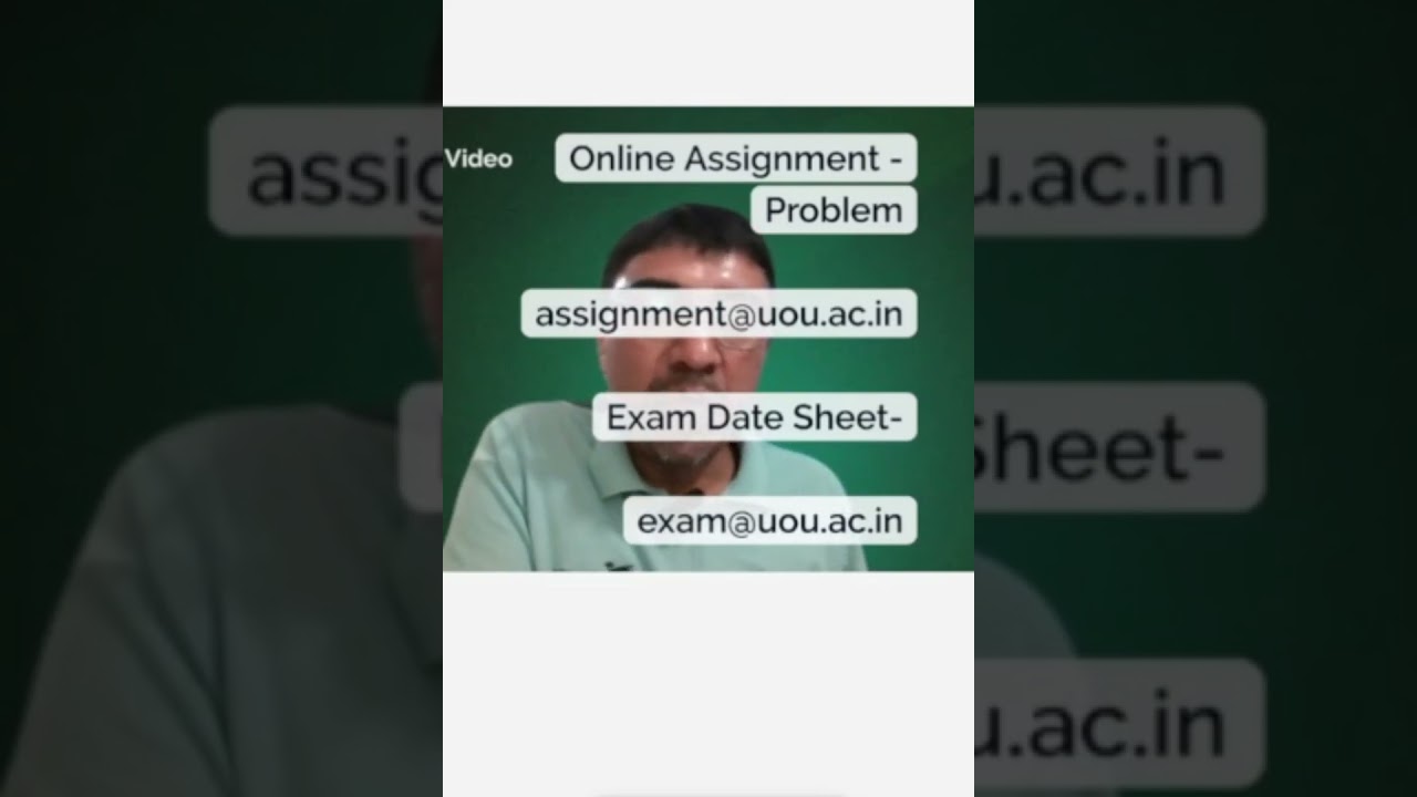 Assignment and Exam July 2026
