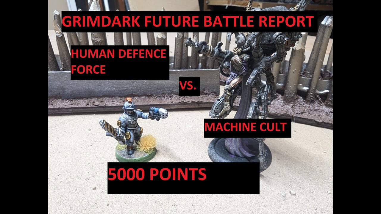 Grimdark Future 5000pts HDF vs Machine Cult Battle Report