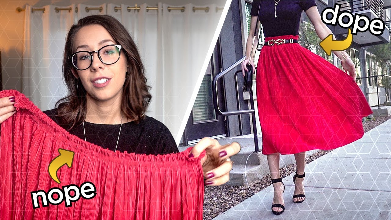 How I resized my skirt! | Tutorial/Vlog