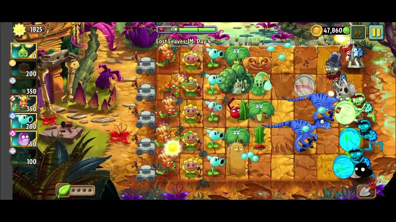 Jurassic Marsh Preview, Primal Rafflesia & Primordial Cheese Shover || PvZ 2 Lost Leaves Gameplay!