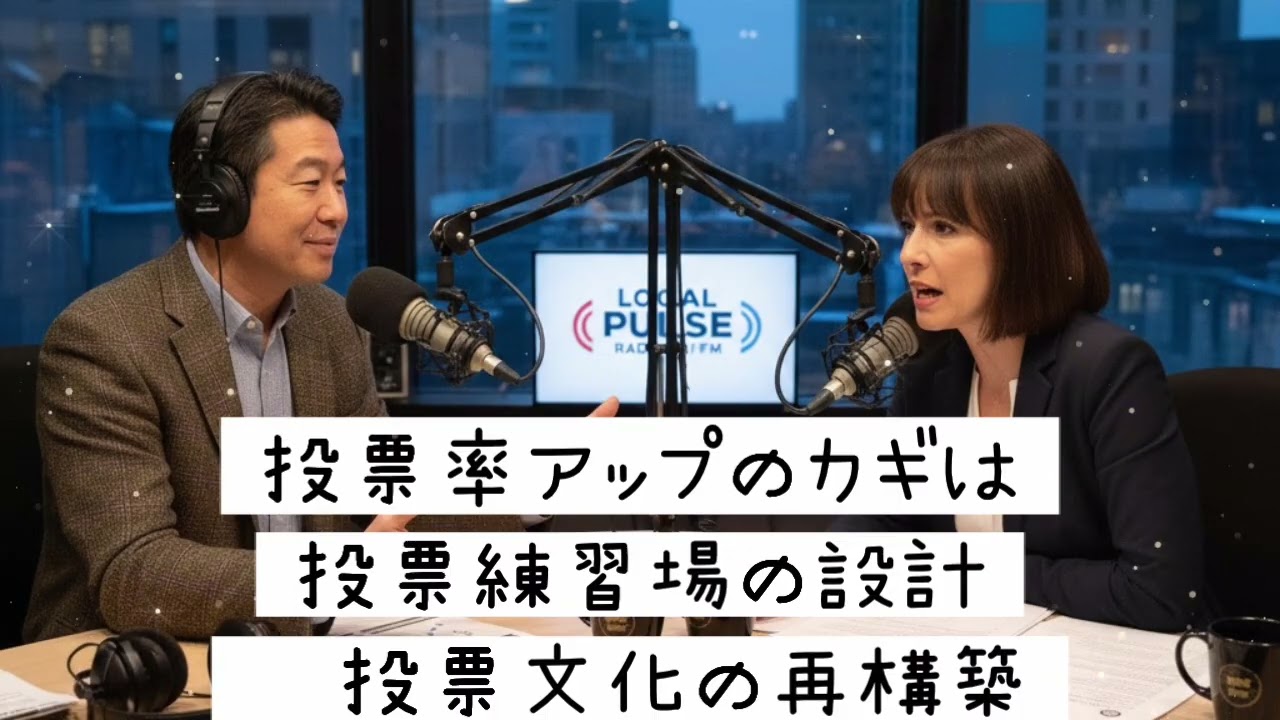 【音声解説】投票の練習場を作る取り組み(高知県土佐市)毎週 アンケート投票✕企業コラボ