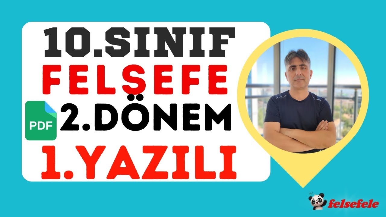 10. SINIF FELSEFE 2 DÖNEM 1 YAZILI💯NEW💯KOLAY SENARYO + PDF #yazılı#felsefe #yazılıvideolar#10felsefe