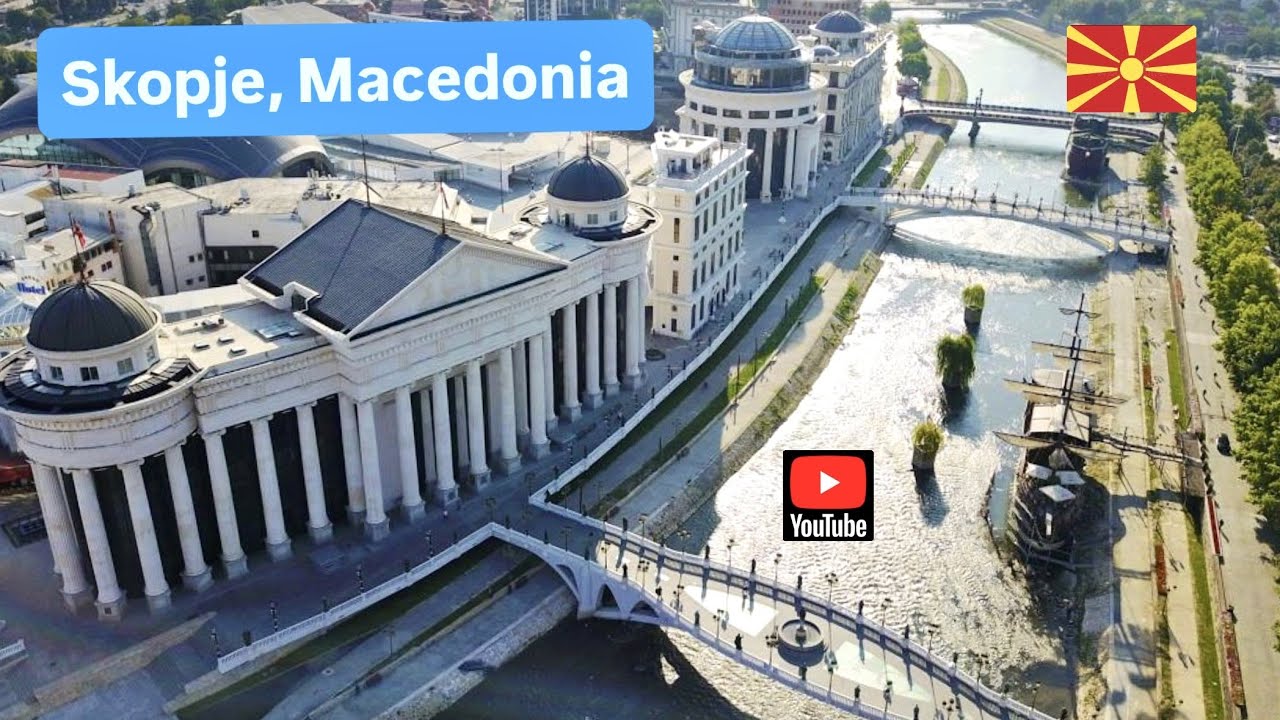 Fun Time in Skopje, North Macedonia Illustrated in 12 Minutes