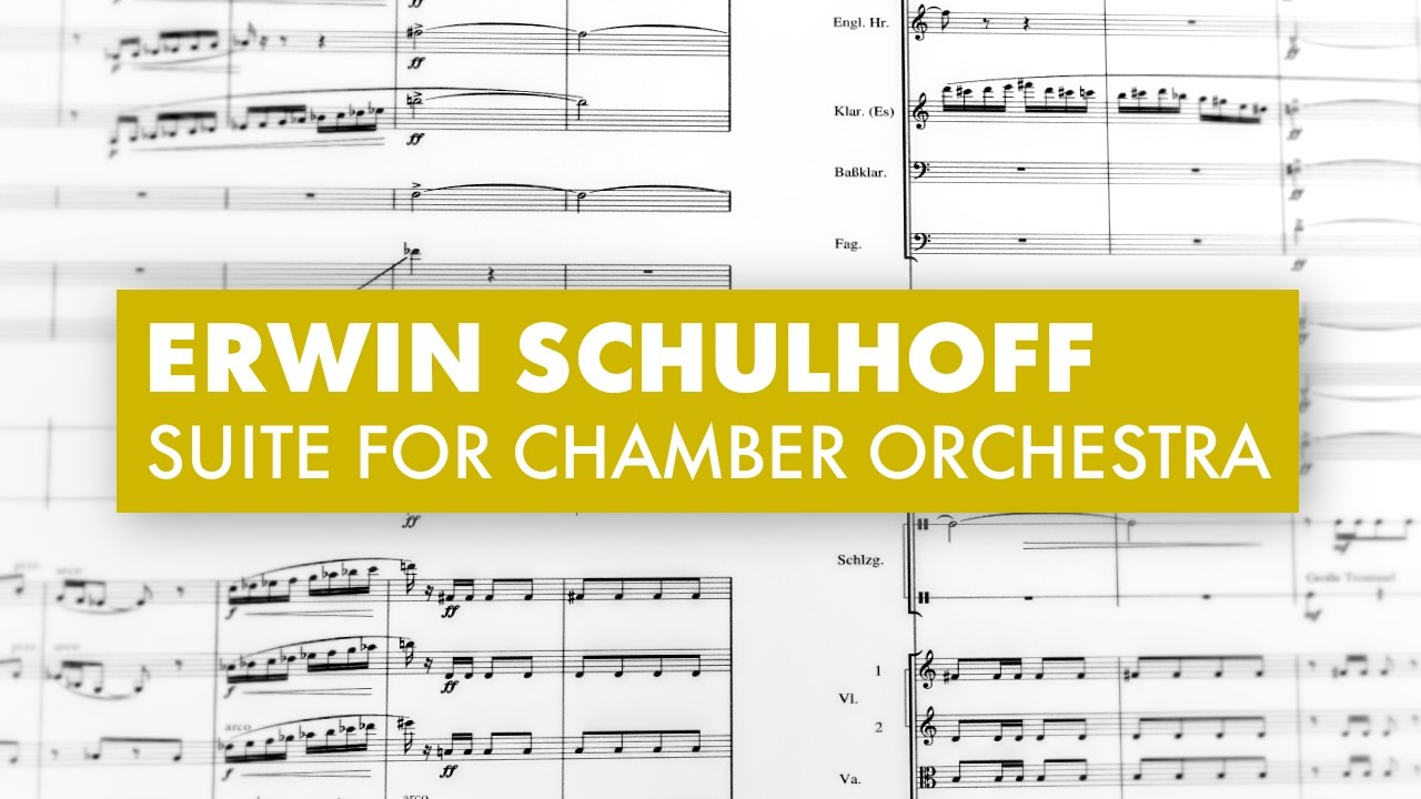 Schulhoff: Suite for Chamber Orchestra — Full Score
