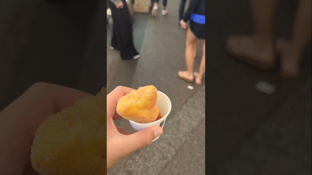 Trying the famous Rice Donut in South Korea! #fyp #viral #southkorea #food #travel #famous #famous