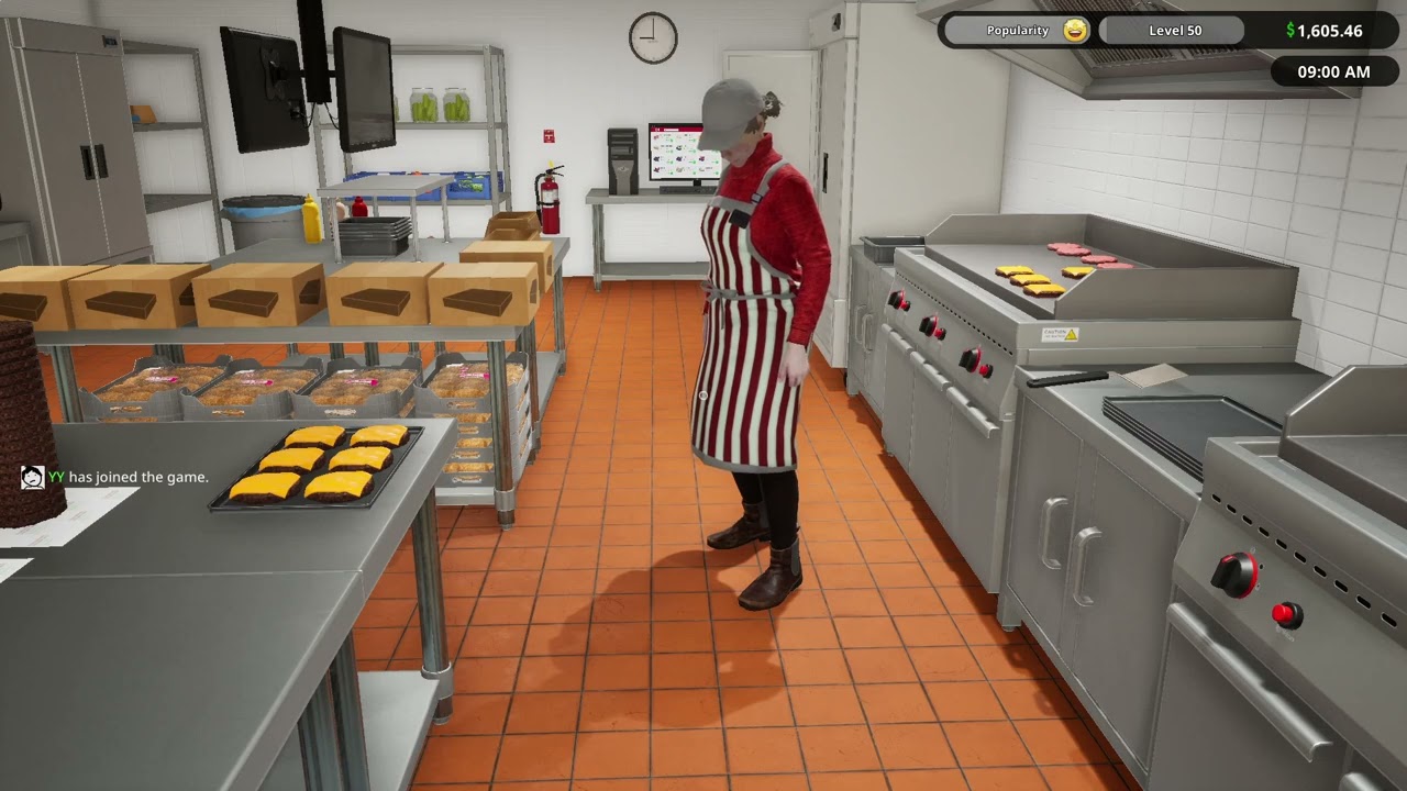 Short Fast food simulaotr vid