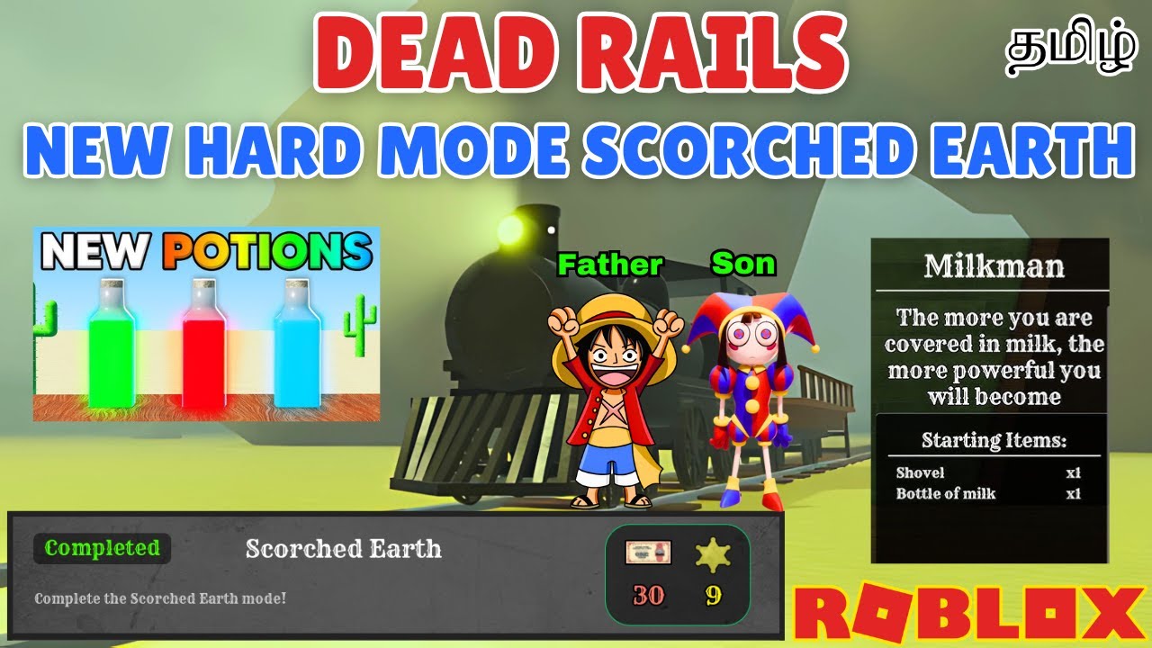 Roblox Dead Rails NEW UPDATE AND SCORCHED EARTH CHALLENGE in Tamil