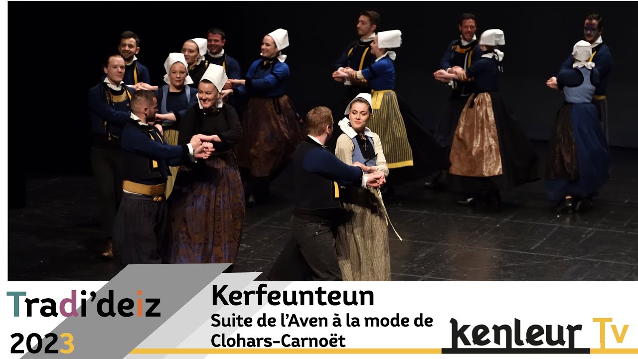 Tradi'deiz 2023 - Gavotte de l'aven à la mode de Clohars Carnoët - Kerfeunteun