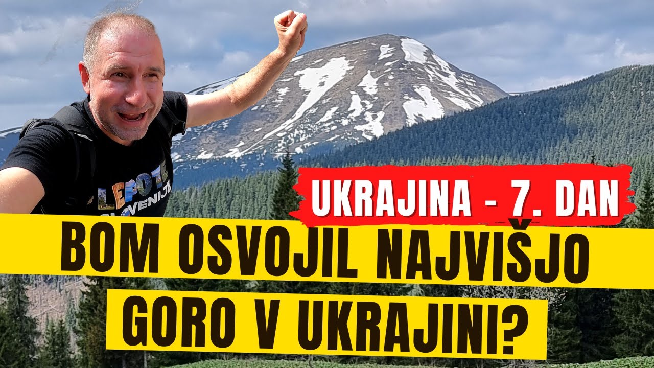 Bom osvojil najvišjo goro v Ukrajini? 😘😯 - Goverla je 2.061 metrov visoka gora v Krpatih 😍