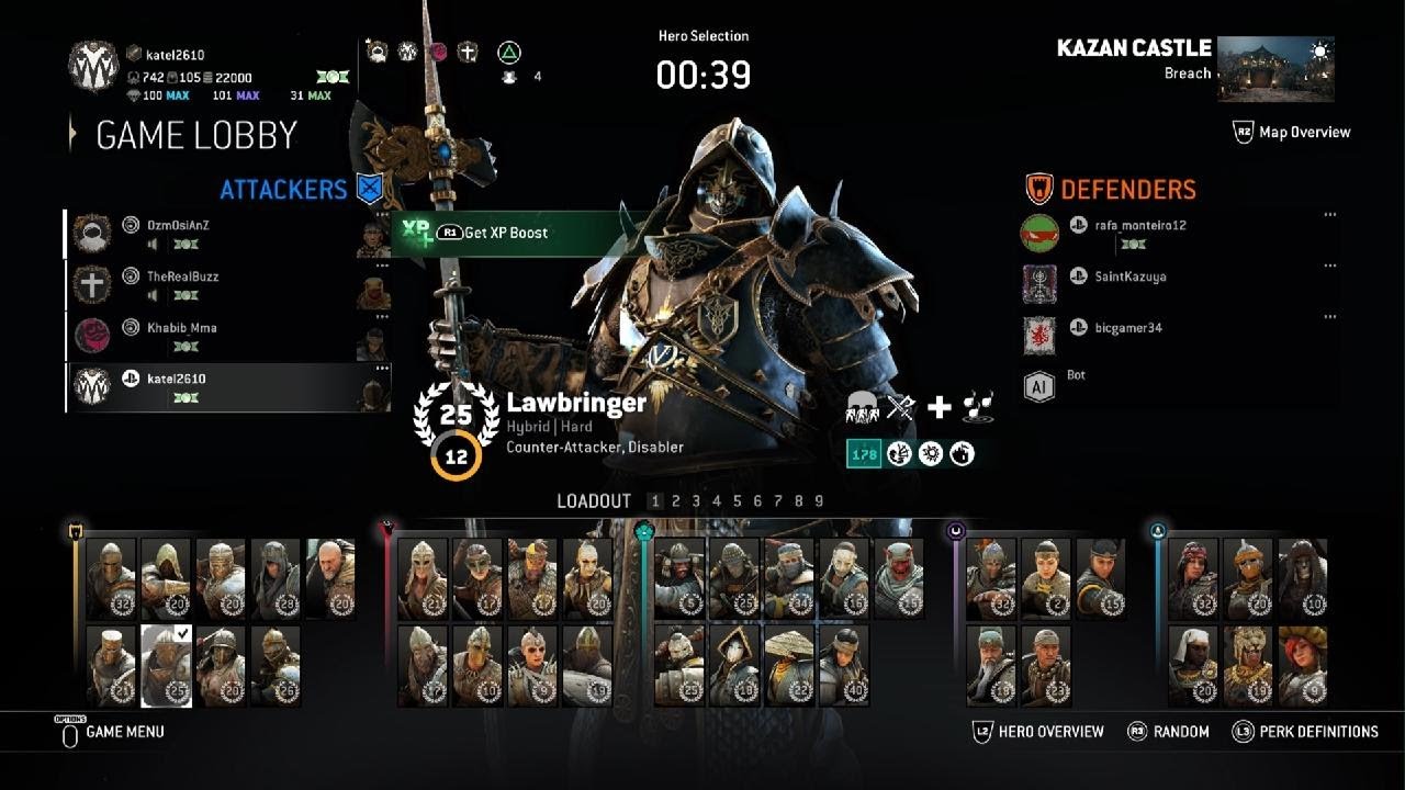 For Honor - Easy law unlock tech