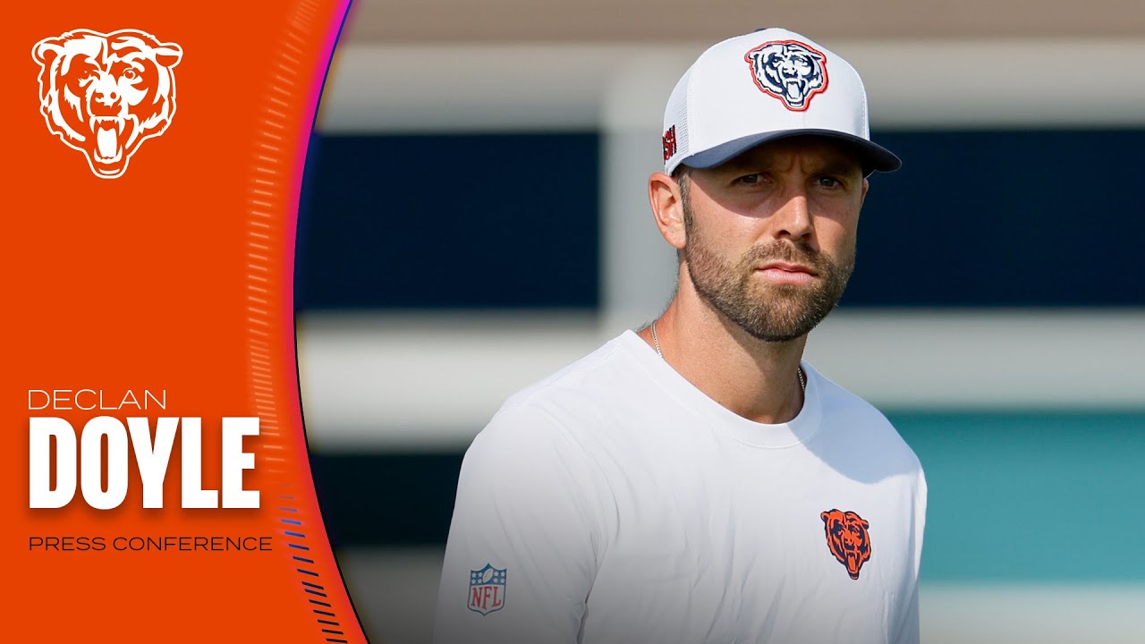 Declan Doyle discusses the importance of process, progression | Chicago Bears