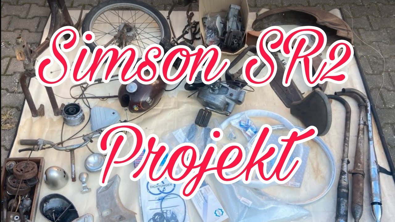 Simson SR2 Projekt / Teil 1 / Vorstellung / Restauration