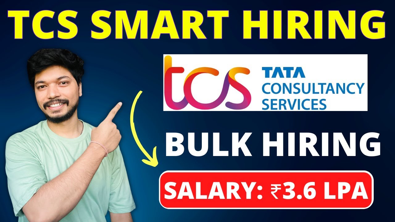 TCS Smart Hiring 2024 | TCS Recruitment 2024 | IT Jobs | Mega Hiring Job4freshers