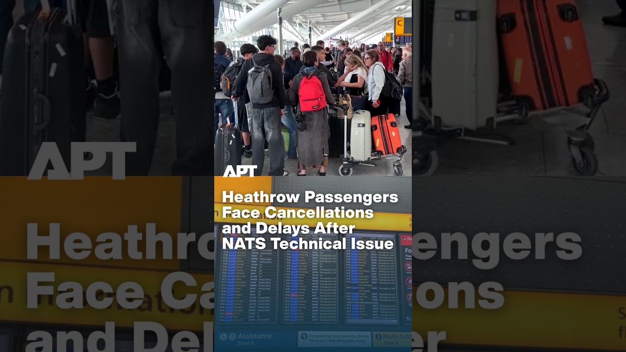 Heathrow Passengers Face Flight Cancellations and Long Delays After Air Traffic Control Issue | APT
