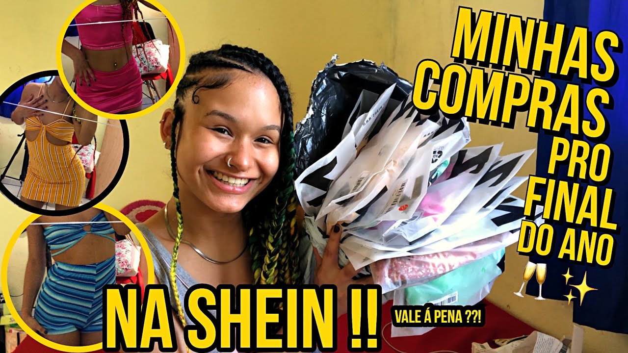MINHAS COMPRAS NA SHEIN pro FIM DE ANO | Try on Haul real