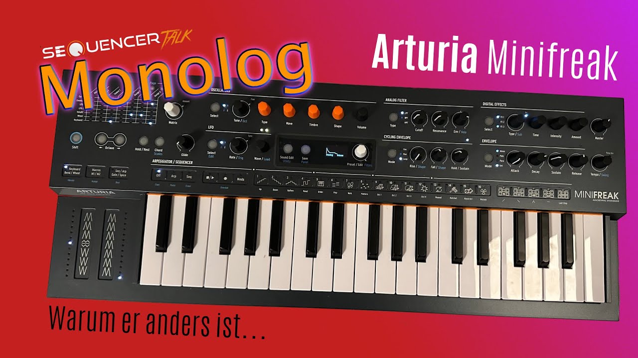 Arturia Minifreak Synthesizer Tutorial Deutsch - SequencerTalk