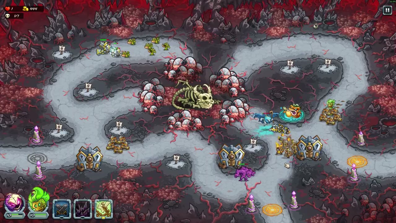 Kingdom Rush 5: Alliance The Breeding Ground [Iron] [Impossible] 王國保衛戰５：同盟 龍人生育地 鋼鐵挑戰 不可思議