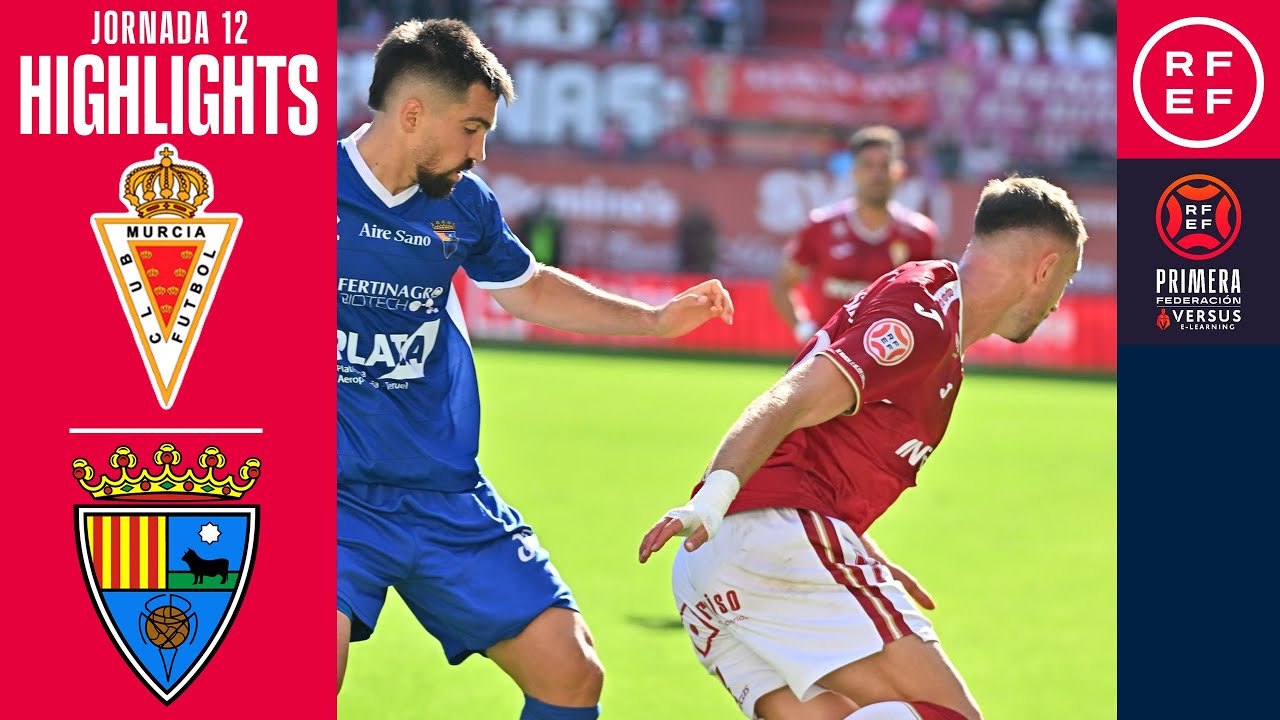 Resumen #PrimeraFederaci&oacute;n | Real Murcia CF 0-0 CD Teruel | Jornada 12 | Temporada 2025/26