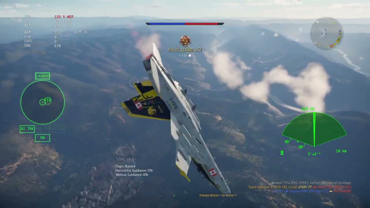 Grinding Rank 5 with a lil F18 chaos uwu
