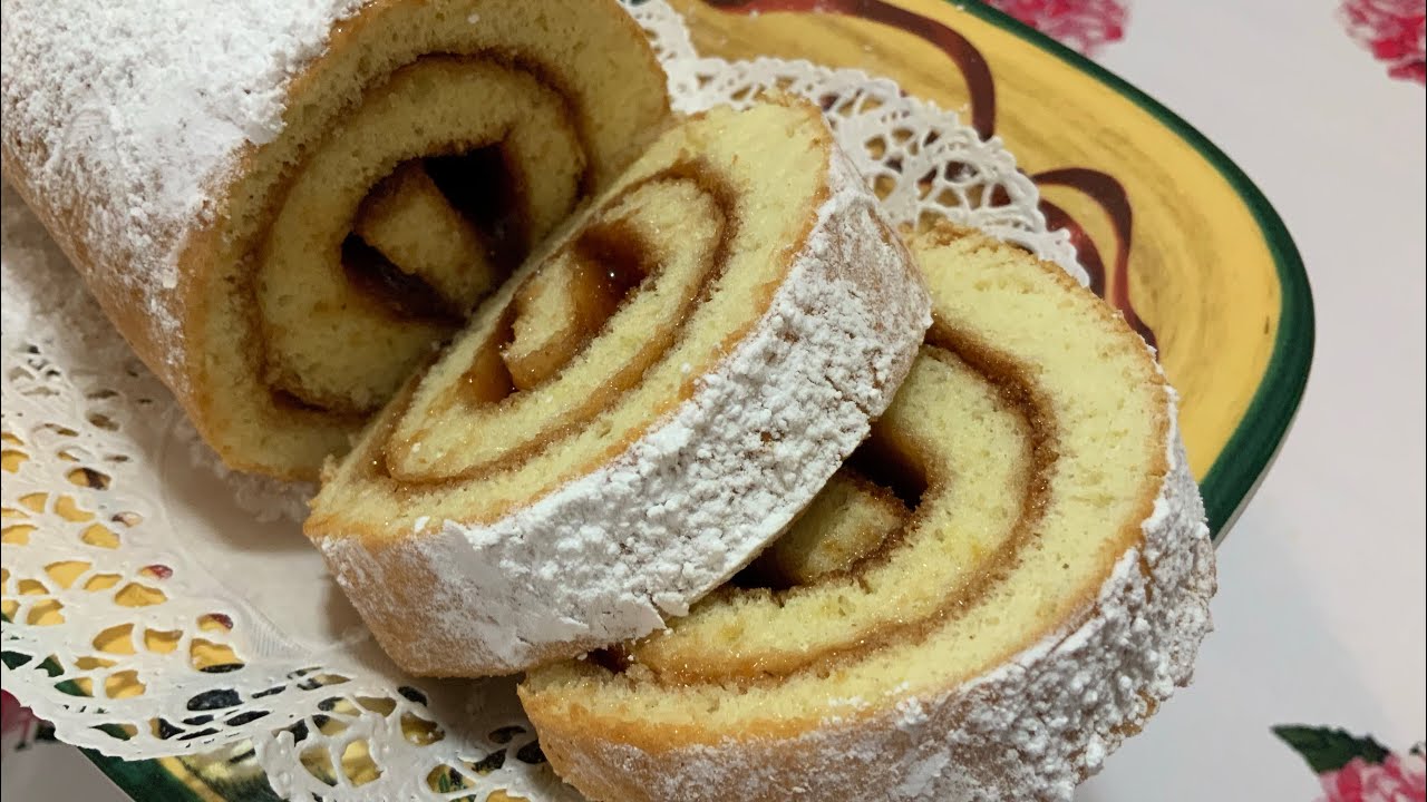 Rolo Suíço como minha mãe  fazia antigamente ....Swiss Roll