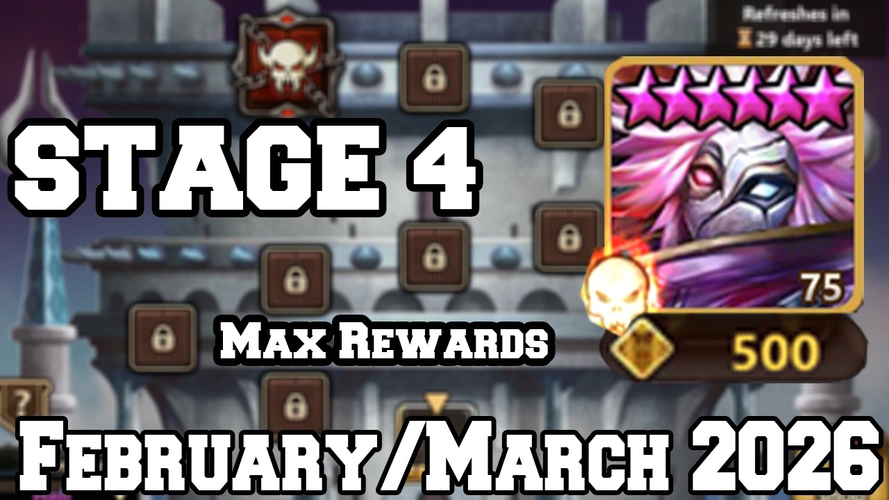 TOA HELL STAGE 4 Max Rewards (500) February/March 2026!