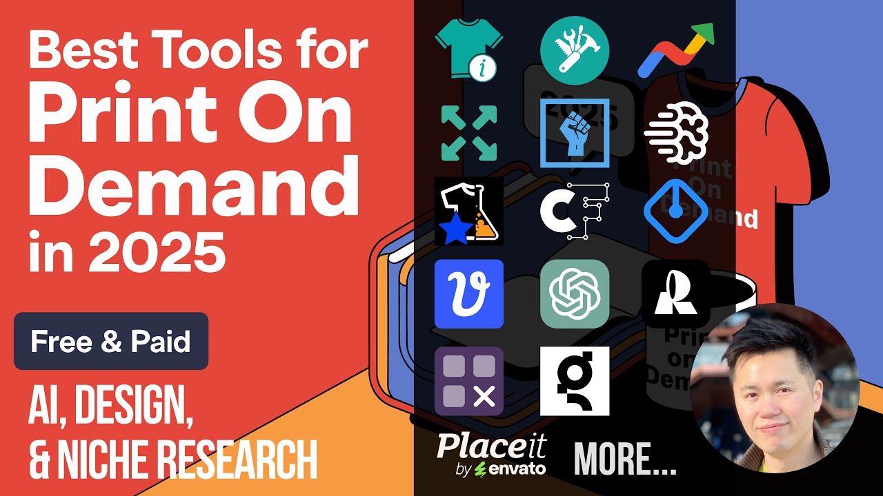 Best Tools for Print On Demand in 2025: AI, Design, and Niche Research