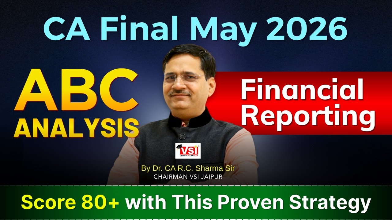ABC Analysis of FR | CA Final May 2026 | Score 80+ with This Proven Strategy!🎯