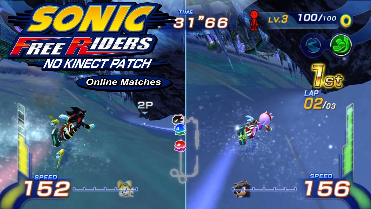 Sonic Free Riders (No Kinect) Doing Some Online Races with @rufixlegacyproductions2001